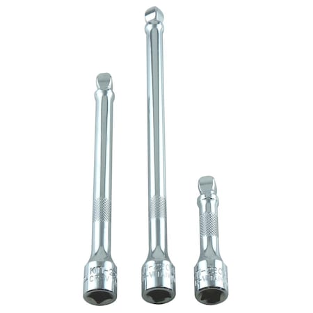 K-Tool International Socket Set 3/8" Dr, 3 Pieces, Chrome KTI-22041